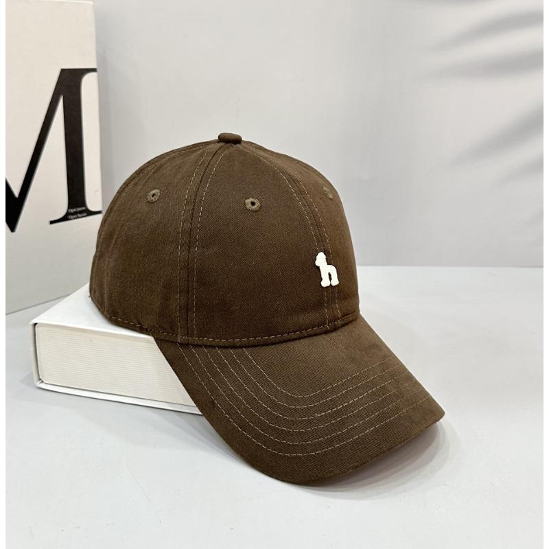 Four Seasons Embroidered Baseball Cap Children's Fashion Versatile Large Wide Soft Top Cap Men