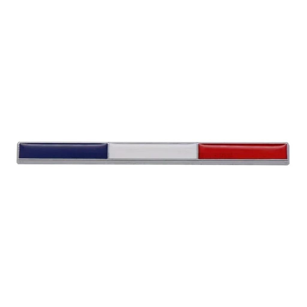 Adesivo Distintivo Bandiera Tricolore Germania Francia Italia Svezia in Metallo 3D Parafango Laterale Bagagliaio Posteriore Emblema Decalcomania