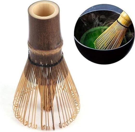 Yamamoto Bamboo Crafts (YAMAMOTOTAKIZAYIKUYA) Made In Japan Tea Ceremony Utensils, Chasen (Chasen), Black Bamboo, with 2 Spikes