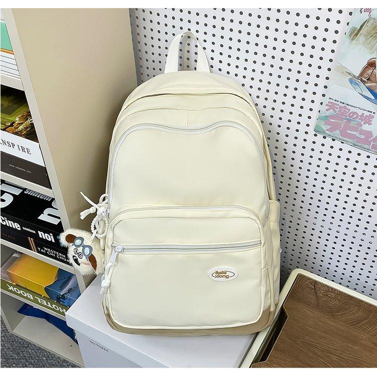 Schoolbag Japanese ins Large Capacity Simple Lightweight Casual Versatile School Bag Fourth and Sixth Grades Middle and High School Students Backpack