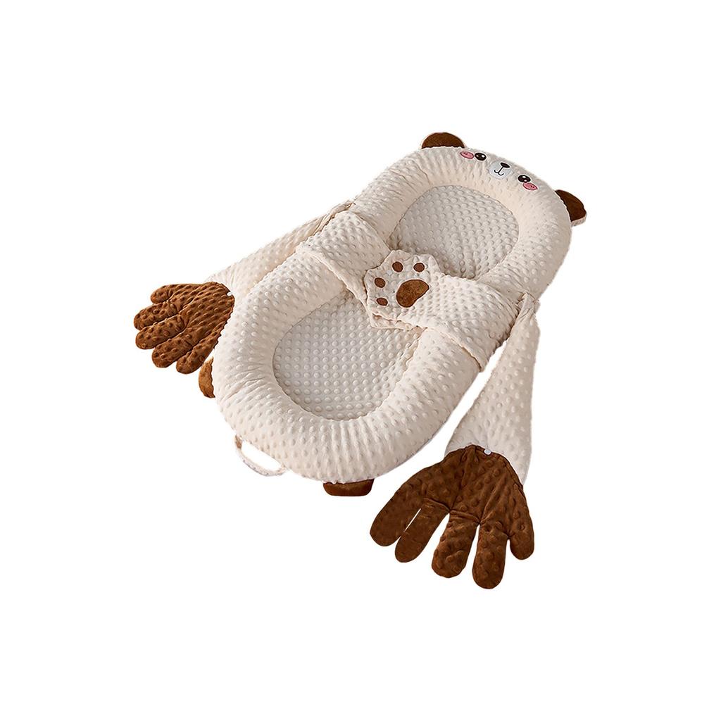 Folding Bed In Bed For Newborn Baby With Slope For Summer -pressure For Baby To Raise His Head And Prevent Choking When Going Out To Comfort Sleepi