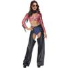 Music Festival Denim Cos70s Vintage Bar Costume Party Ball Costume