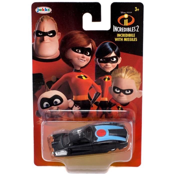 Voiture indestructibles 2 en métal - Disney - Jouet pour enfant - Noir - 7 cm