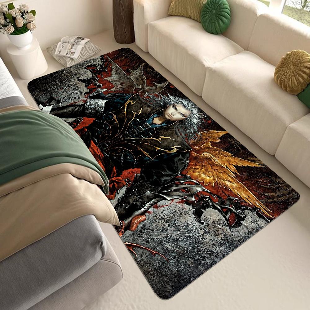 C-Castlevania Floor Mat Floor Mat Non-Slip Laundry Room Mat Laundry Decor Balcony Child Living Room Household Carpets