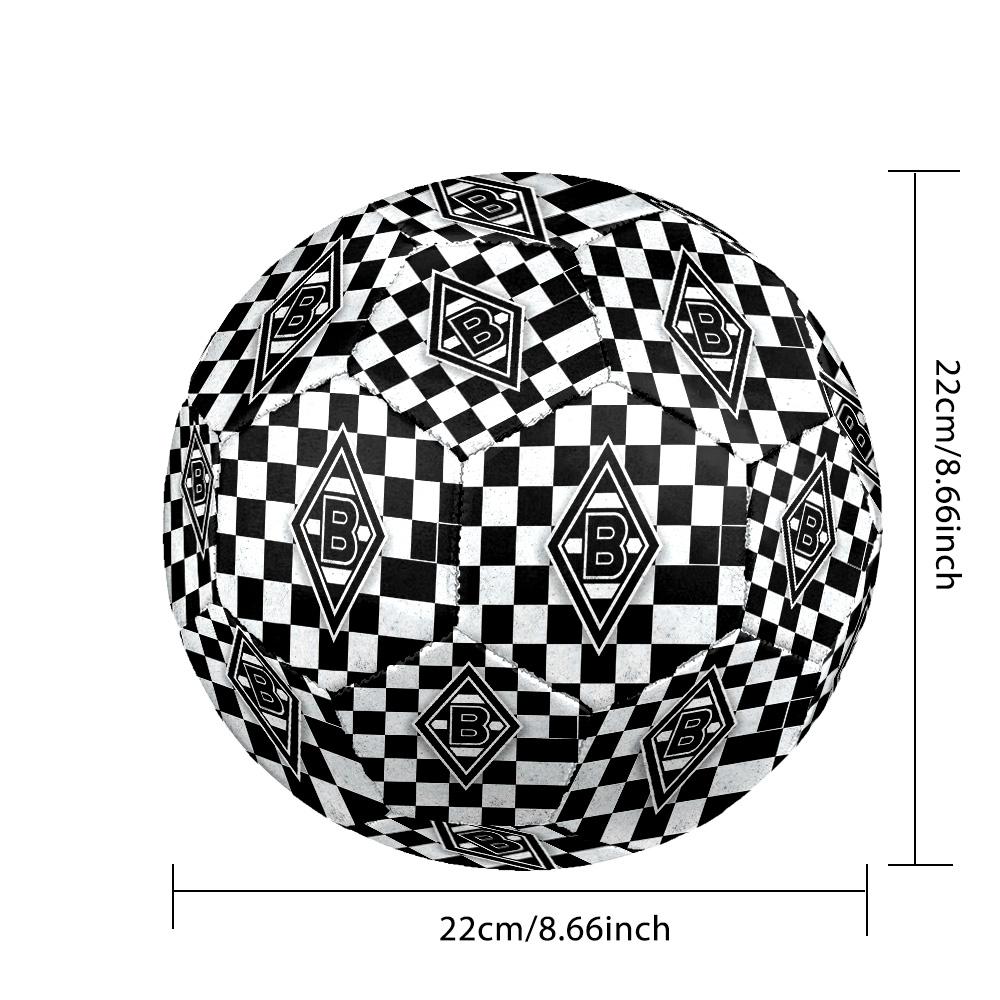 BMG posterSoccer Ball Colorful All Ages Machine Stitched PVC Competition Ready Durable High-Bounce