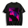 Dark Wizard Print Long Sleeve Top Gothic Trendy Loose Niche Design Unisex Streetwear Pure Cotton T-shirt