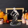 Halloween Resin Statues Skeleton Riding Bike Figurines Halloween Skeleton Decorations Desktop Ornament Festival Home Decor