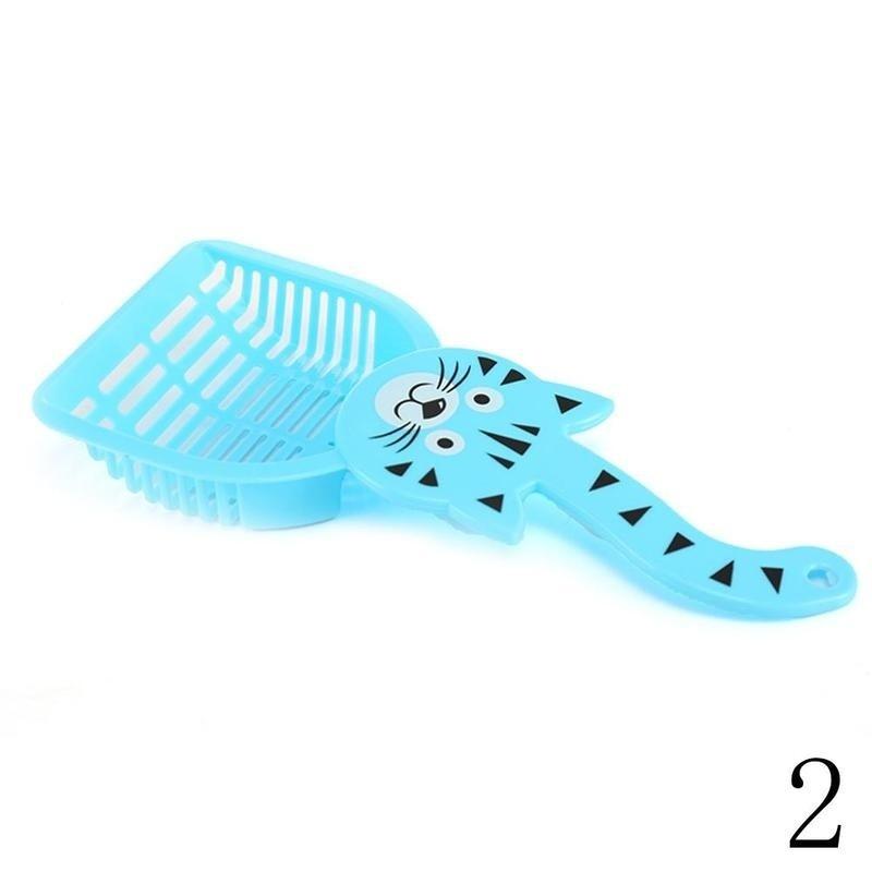 

Пластиковый лоток для кошачьего туалета, совок, ложка, 2 цвета, совок для отходов, лопата для какашек