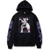 Demon Slayer Hoodie Anime Jacket Shinobu Kocho Print Long Sleeve Pullover Streetwear Casual Top Cosplay Hooded Sweatshirt