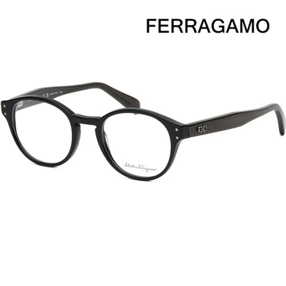 Eyeglass Frame SF2940 001 Round Black Horn-rimmed Fashion
