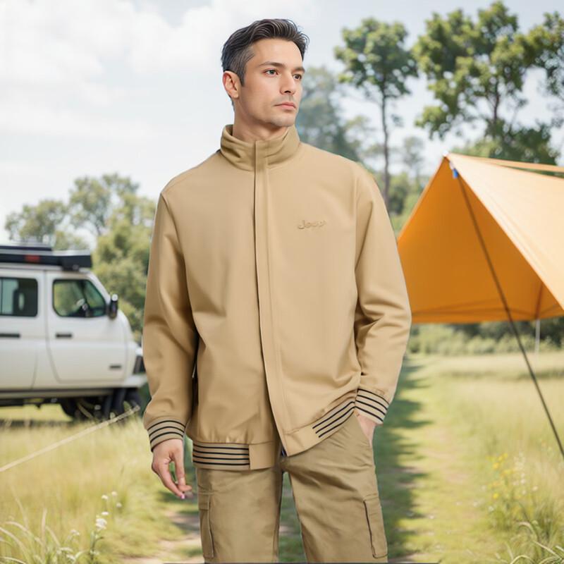 JEEP Men s Stand-up Collar Casual Jacket 3XL