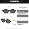 Vintage Small Frame Punk Sunglasses Men Luxury Brand Designer Sun Glasses Male Fashion Round Hip Hop Gafas De Sol