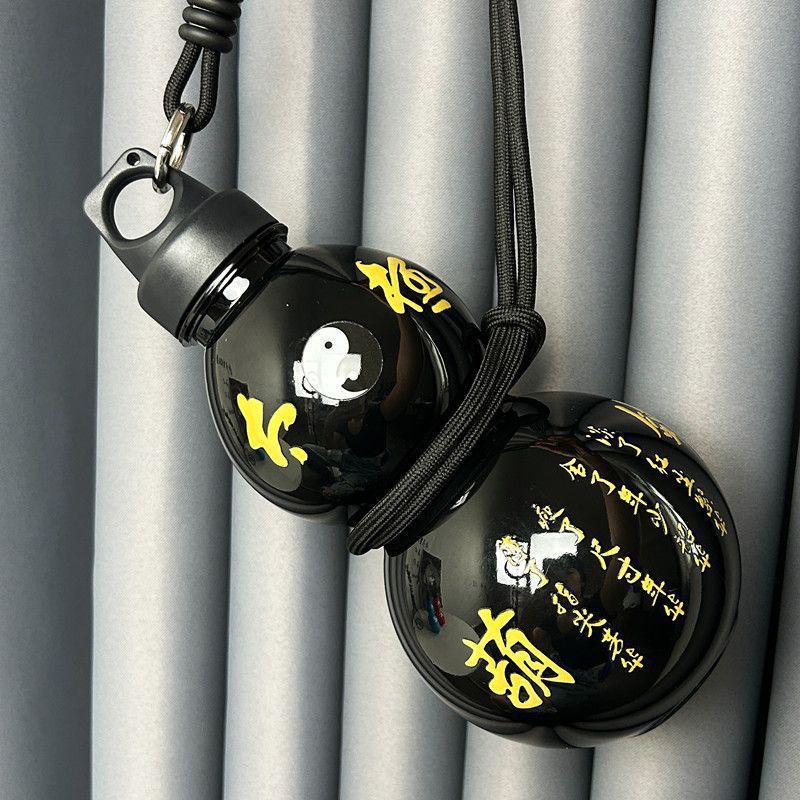 

Gourd-shaped Water Bottle, A High-value, Portable Plastic Water Cup For Students Of All Genders, Inspired By The Mythology Of Gourds. One Size