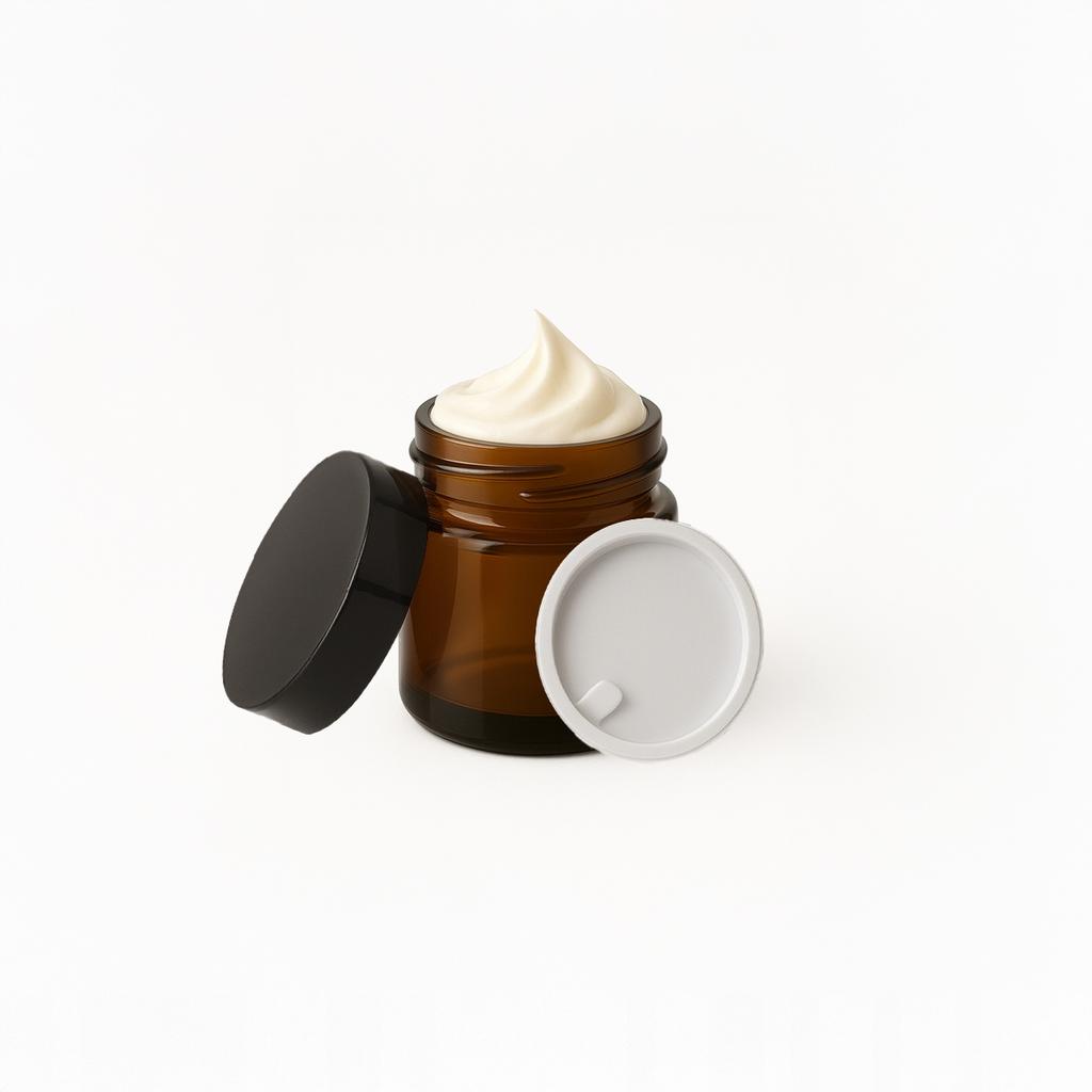 20x Brown Glass Jars for Cream 10ml 10g Dark Glass Jars