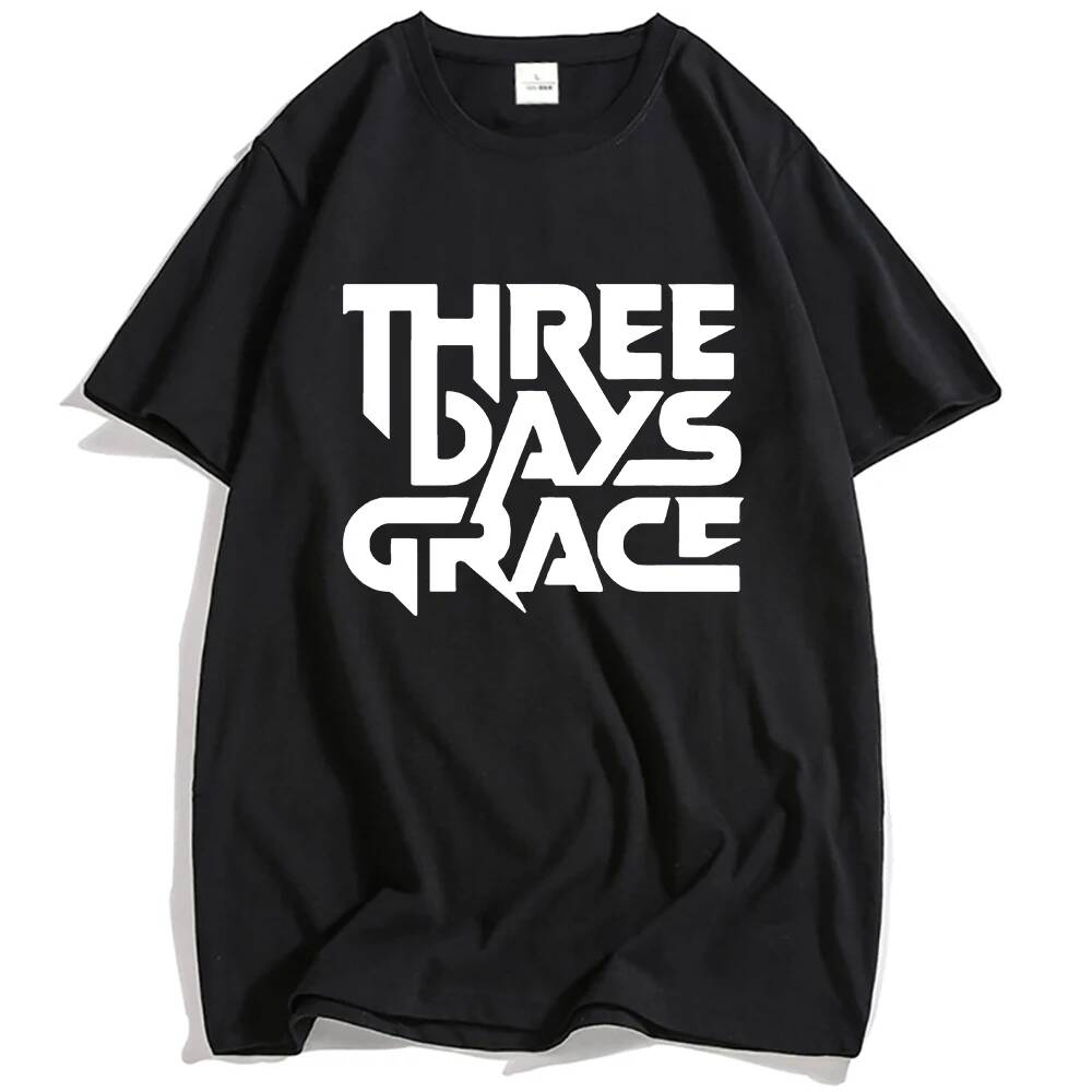 

THREE DAYS GRACE Band Print TShirt Summer Cotton Short Sleeve Tshirts Casual Unisex Women T Shirt ONeck Unisex Streetwear Grunge 4XL