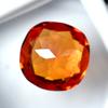 Natural Fire Orange Sapphire Square Cushion Cut 4.80 Ct Loose Gemstone CERTIFIED