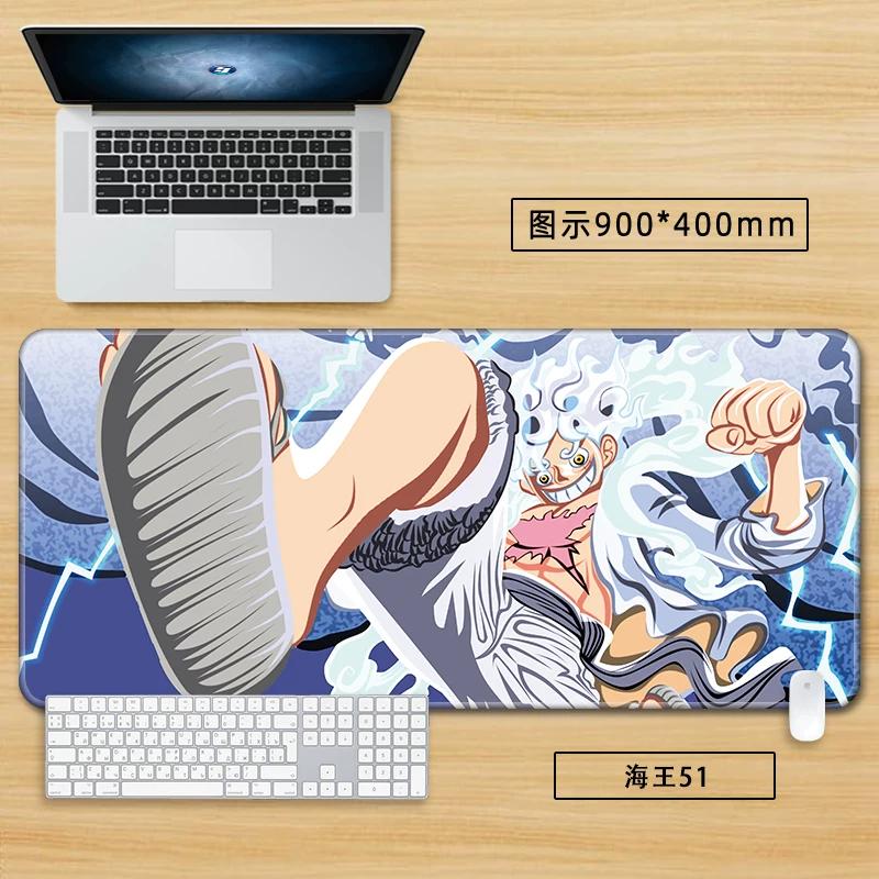 Anime Merchandise ONE PIECE Office Mouse Pad Oversized Boys Nautical King Animation Game Roronoa Zoro Computer Keyboard Cute Large Desktop Table Mat