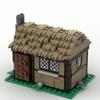 Nytt murstein komfortabelt middelalderhus byggeklosser leketøy Bursdags julegave DYI Kreativ montering MOC-194558