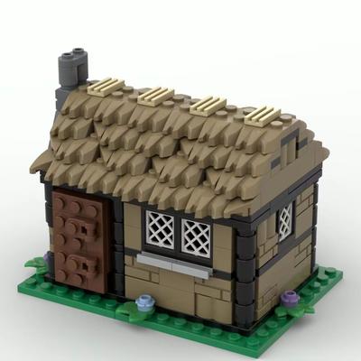 New Brick Comfy Medieval House Building Blocks Toy Birthday Christmas Gift DYI Creative Assembly MOC-194558