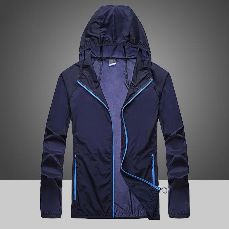 Pocket Quick-Drying Sun Protection Clothing Ultrathin Sunscreen Jacket Windbreaker Cycling Running Camping Breathable Shirt