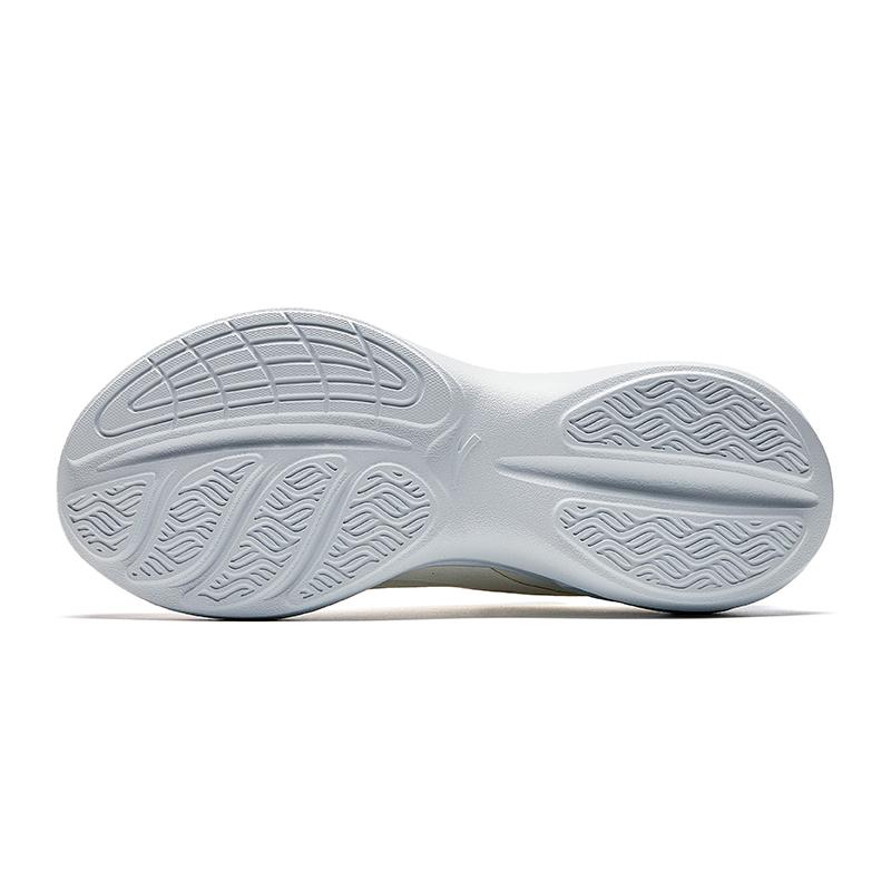 Anta Leaf 3.0 Waterproof And Breathable Height Increasing Low top Sprint Running Shoes Women's White Gray Sneakers 922355557-3