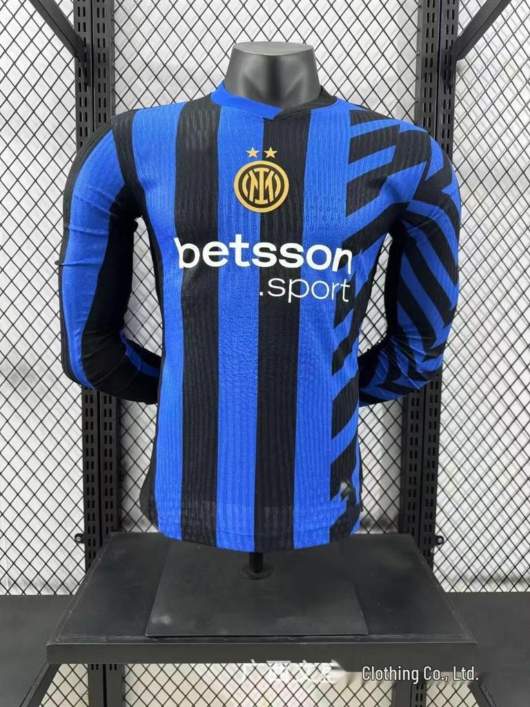 Inter Milan Serie A Adult Player Edition Football Jersey - Customizable Number