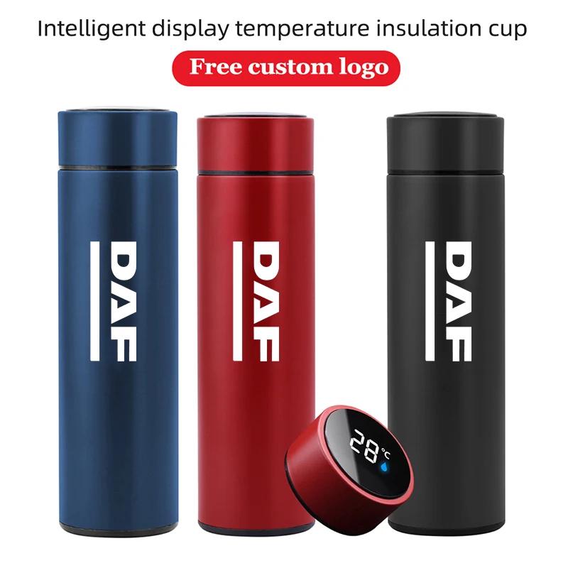 Suitable for DAF cf lf van XF 95 105 500ML portable car smart fashion thermos with temperature display thermos car accessories