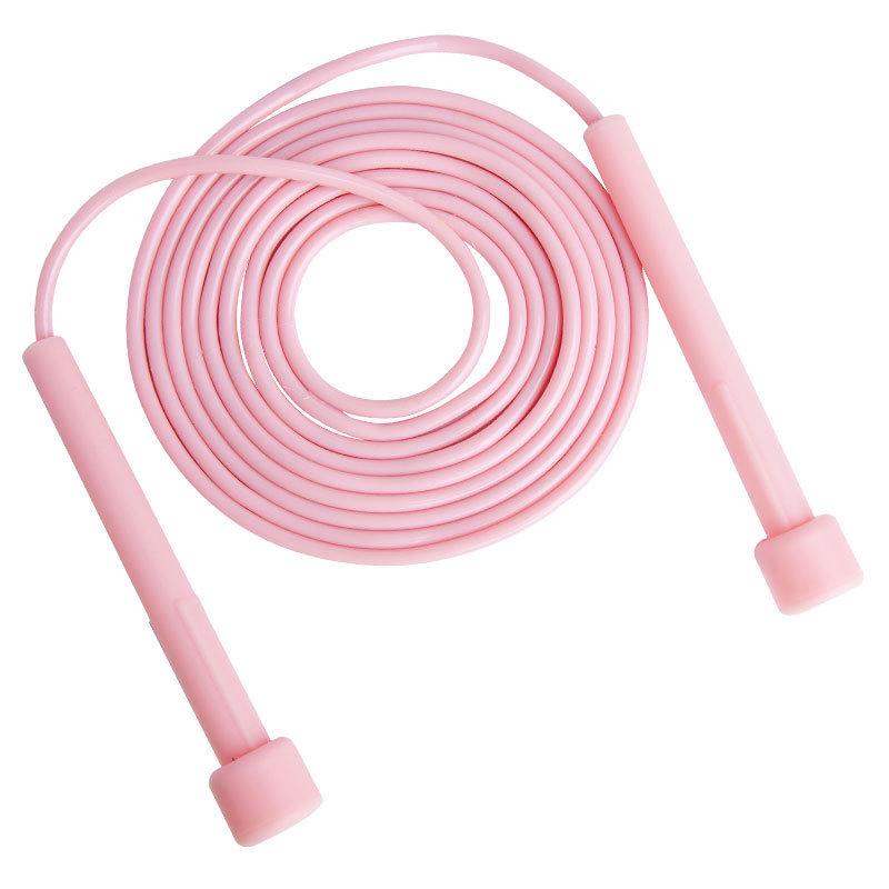 PVC Speed Jump Rope for Kids: No-Knot Design for Fitness & Training in Schools