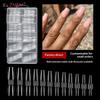 150Pcs French Dual Forms 2In1 Nail Molds With Scale Double-ended Full Cover Nail Extension Building Gel Mold Nail Forms Nail Art
