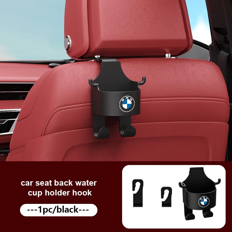 BAGE7 2026 Car Sticker Car Back Seat Cup Phone Holder Drink Water Bottle Hanging Hook For BMW X3 X5 M5 M3 E46 E90 E60 F10 E39 F30 E36 pklg3