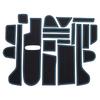Cars Accessories Car Upgrade Gate Slot Cushion For Honda N-BOX JF3 JF4 2017 2018     Car Decoration Car Styling