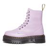 Dr. Martens Jadon serijos Odiniai Batai su Storu Padu, 8 skylučių, su raišteliais, trumpikės, Unisex, Violetiniai 26378308