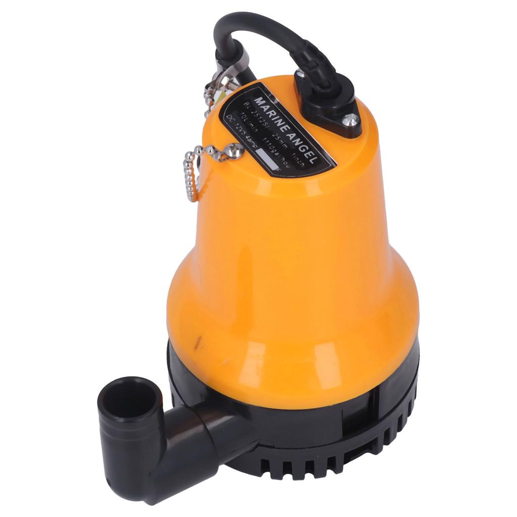 Submersible Pump Bilge Mini 70L Min 5400rpm 45W 4m Lift DC 12V for Fish Tank Boat