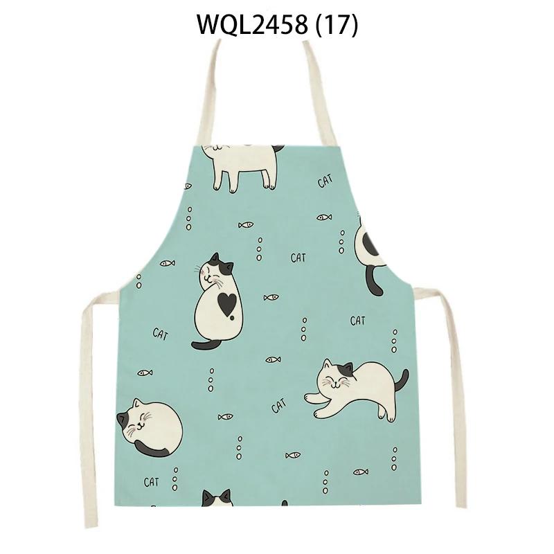 Cute Cartoon Giraffe Zebra Apron Baking Accessories Aprons for Women Apron Kitchen Cooking Accessories Cafe Apron for Men 47x38cm