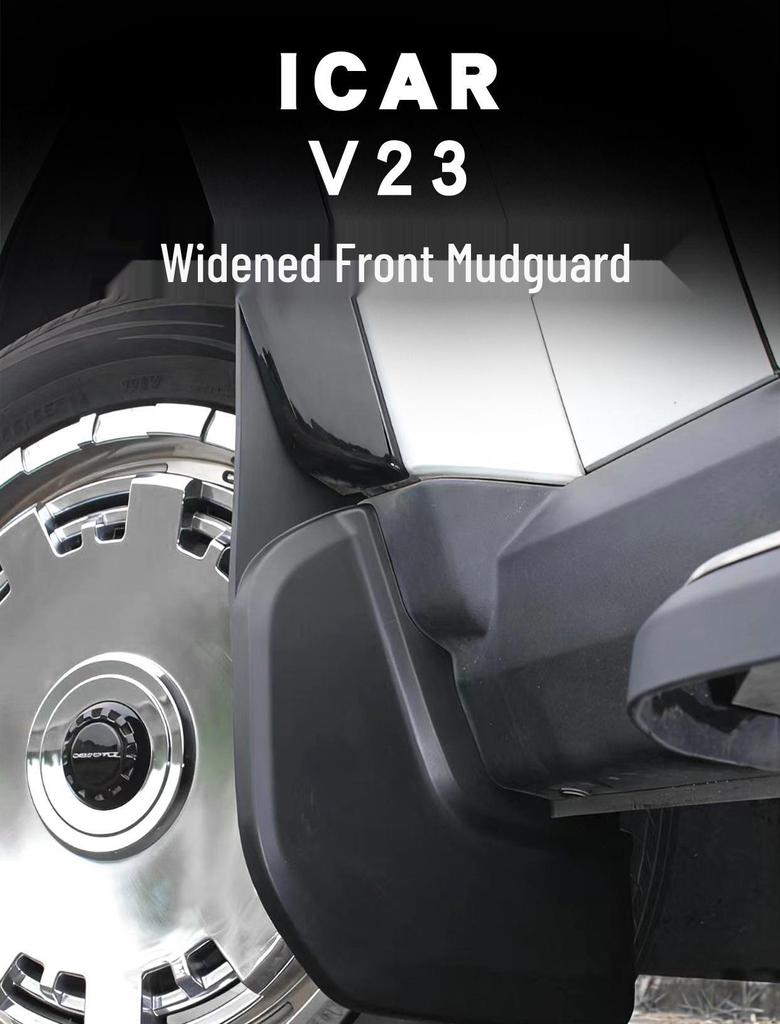 Rear Bumper Fender Flares for Chery ICAR V2 - Rear Wheel Mud Flaps and Splash Guards