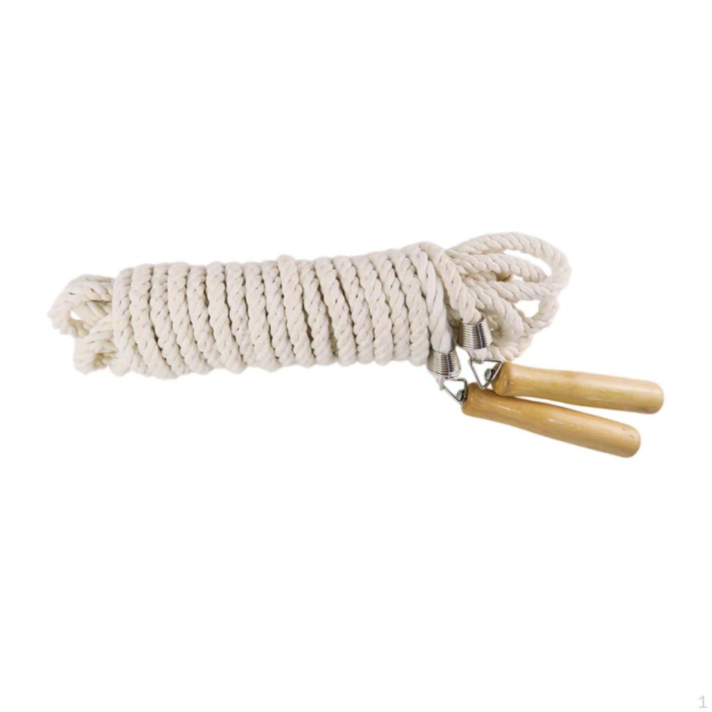 Group Activity Jump Rope with Wooden Handle for Fitness Competitions