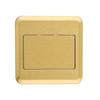 Stainless Steel Waterproof Single-Door Concealed Floor Socket with Copper Five-Hole Plug
