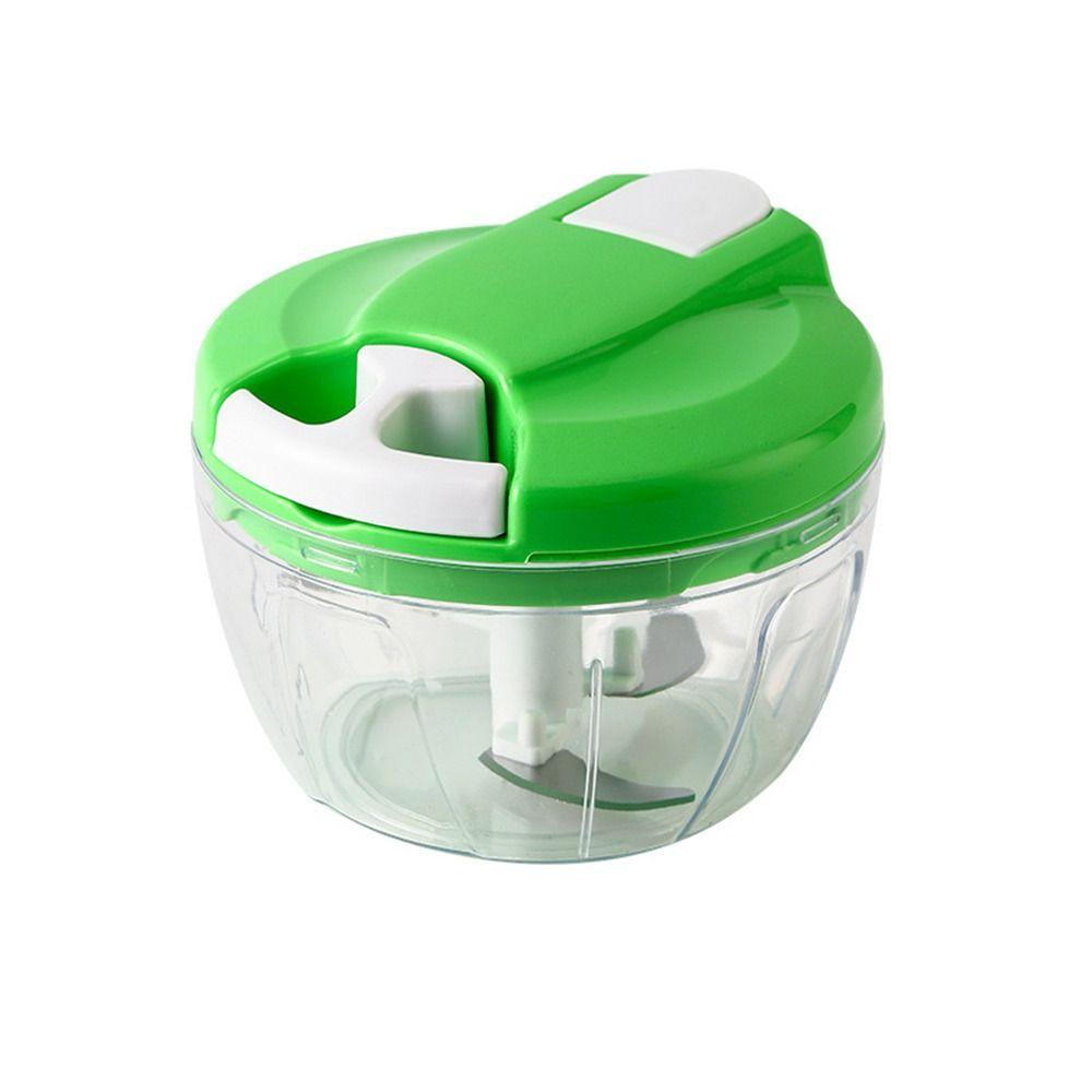 Multi-function Hand Pull String Garlic Chopper Portable Manual Food Mincer Wear-proof Anti-slip Base Vegetable Cutter Onion