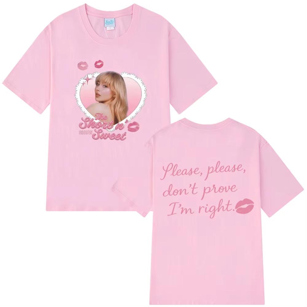

Singer Sabrina Carpenter Tour 2026 Graphic TShirt Unisex Women Fashion Tshirts Casual Aesthetic pure Cotton Hip Hop Tshirts 4XL
