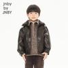 JNBY Boys' Faux Leather Lapel Jacket