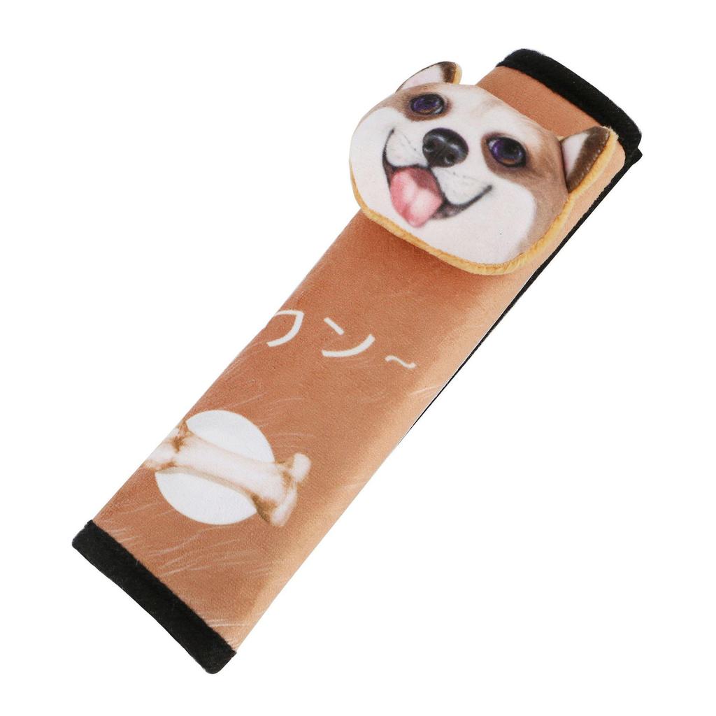 1PC Personalized Creative Car Cartoon Cute Seat Belt Shoulder Cover 3D Husky Cat and Dog Neck Pillow
