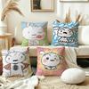 Cartoon C-Crayon S-Shin-chan Nohara Shiro Maple Design Cushion Cover Happy Autumn Harvest decor Holiday Decorati Pillow Cover
