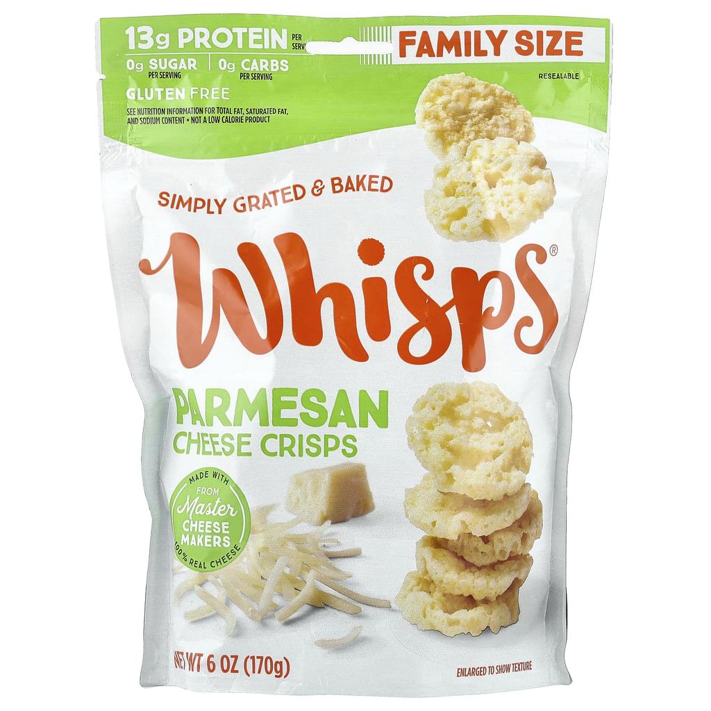 Whisps, Cheese Crisps, Parmesan Flavor, 170g (6oz)