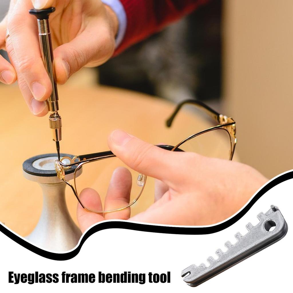 Home Eyeglass Repair Tool Maintenance Optical Nose Pads Repair Eyeglass Arm Frame Adjustment Tool for Daily Care Routine