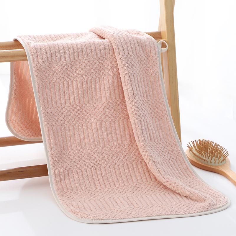 Auspicious Grid Thickened Absorbent Towel