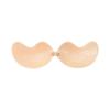 Mango Silicone Strapless Invisible Bra with Front Buckle and Nipple Stickers for Wedding Dress