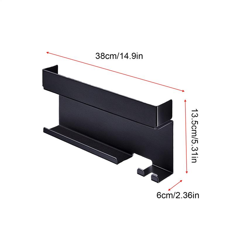 Styling Tool Organizer Double Layer Curling Iron Holder Sturdy Bathroom Accessories Storage Rack For Curling Wands Lipstick