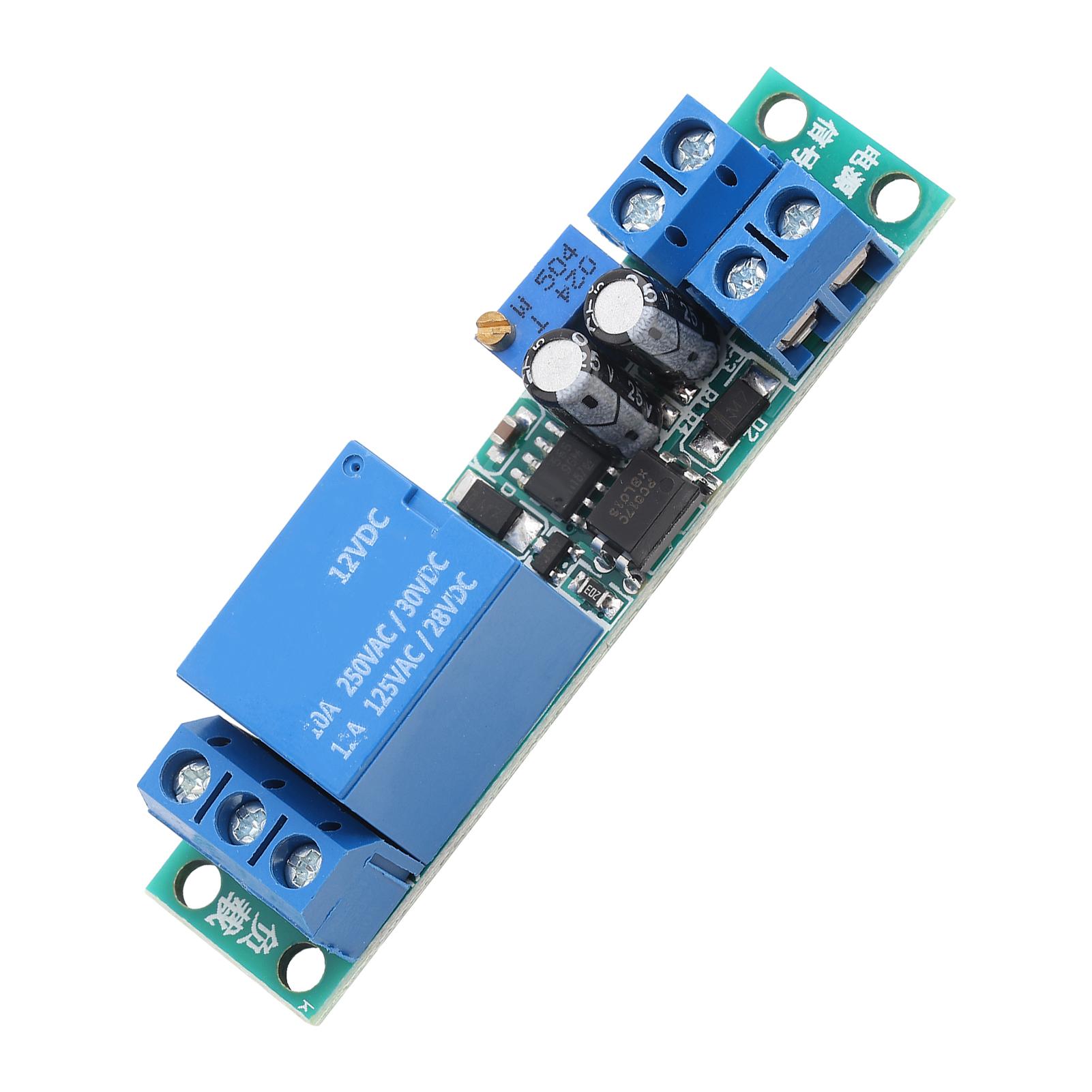 

DC12V Adjustable Signal Trigger Turn Off Delay Timer Switch Relay Module