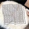 High-end light luxury small square scarf women's Hangzhou satin silk versatile professional wear with shirt scarf neck protection scarf silk scarf
