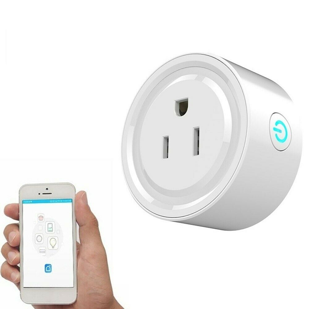 

Smart Plug WiFi Socket Outlet APP Remote Control Switch Voice Timing US Standard #468